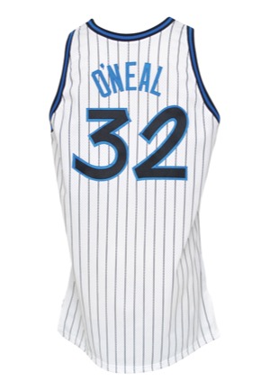 1992-93 Shaquille ONeal Rookie Orlando Magic Game-Used Home Jersey
