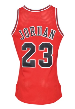 1996-97 Michael Jordan Chicago Bulls Game-Used Road Jersey (NBA Championship & Finals MVP Season) 