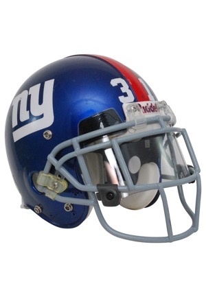 2007 Aaron Ross New York Giants Game-Used Helmet (Championship Season)