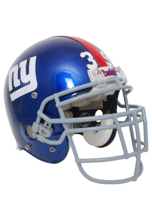 2008 Madison Hedgecock New York Giants Game-Used Helmet