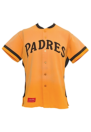 1973 Dave Winfield San Diego Padres Rookie Game-Used Home Jersey (Padres Executive LOA • Apparent Photo-Match)