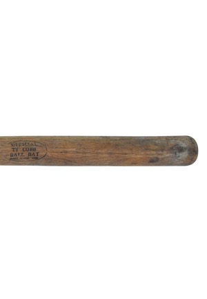 1909 Ty Cobb Day Promotional Giveaway Bat