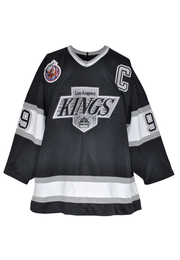 Wayne Gretzky Game-Used 1990-91 Los Angeles Kings Home Jersey 600 - Beckett  News