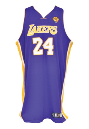 2010 Kobe Bryant Los Angeles Lakers Game-Used Road Jersey with NBA Finals Patch (Championship Season • Finals MVP)