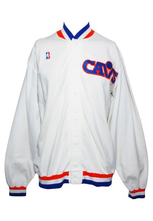 1989-90 Paul Mokeski Cleveland Cavaliers Worn Warm-Up Suit (2)