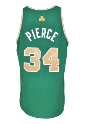 2006 Paul Pierce Boston Celtics Game-Used St. Patricks Day Jersey