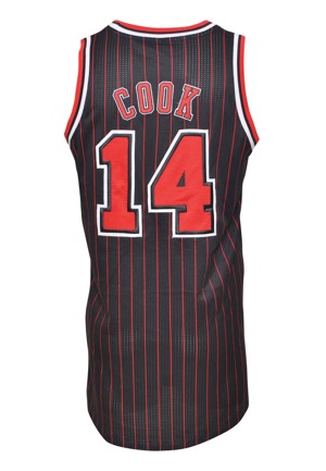 2012-13 Daequan Cook Chicago Bulls Game-Used Black Throwback Jersey