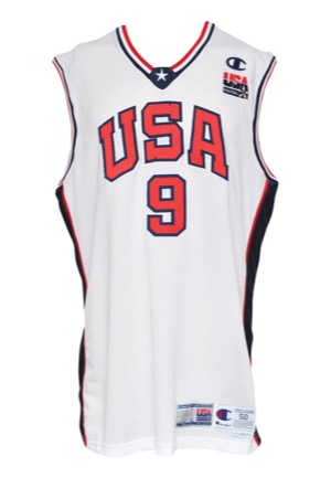 2000 Vince Carter USA Olympic Team Game-Used Home Jersey (Gold Medal Team)