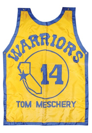 Tom Meschery Philadelphia/San Francisco Warriors Retired Number Banner (Meschery LOA)