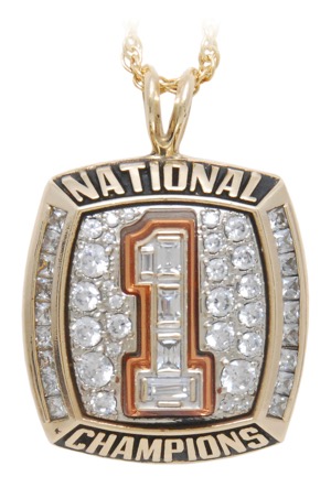 University of Texas Longhorns NCAA National Championship Pendant Collection (3)