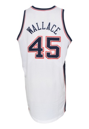 2011-12 Gerald Wallace New Jersey Nets Game-Used Home Jersey & 2012-13 Gerald Wallace Brooklyn Nets Game-Used Road Uniform (3)(Steiner LOAs)