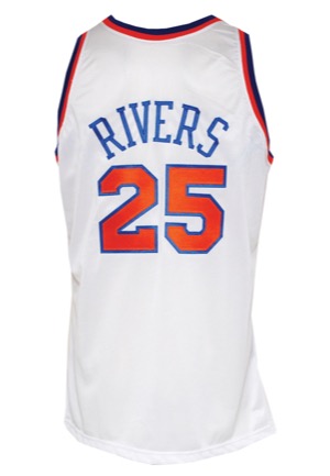 1993-94 Doc Rivers New York Knicks Game-Used Home Jersey