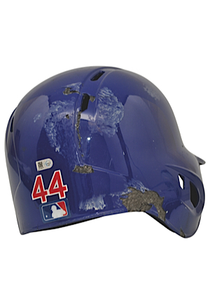 2015 Anthony Rizzo Chicago Cubs Team-Issued Batting Helmet (MLB Hologram)