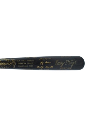 1960 New York Yankees American League Champions Black Bat