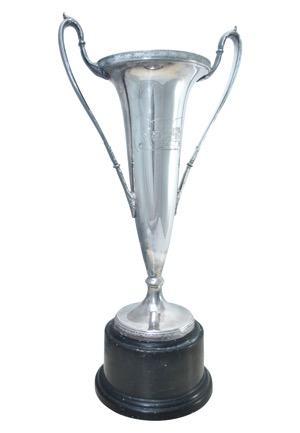 Vintage 1920s Fluted Hockey Trophy