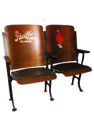 Vintage Folding Double Seats