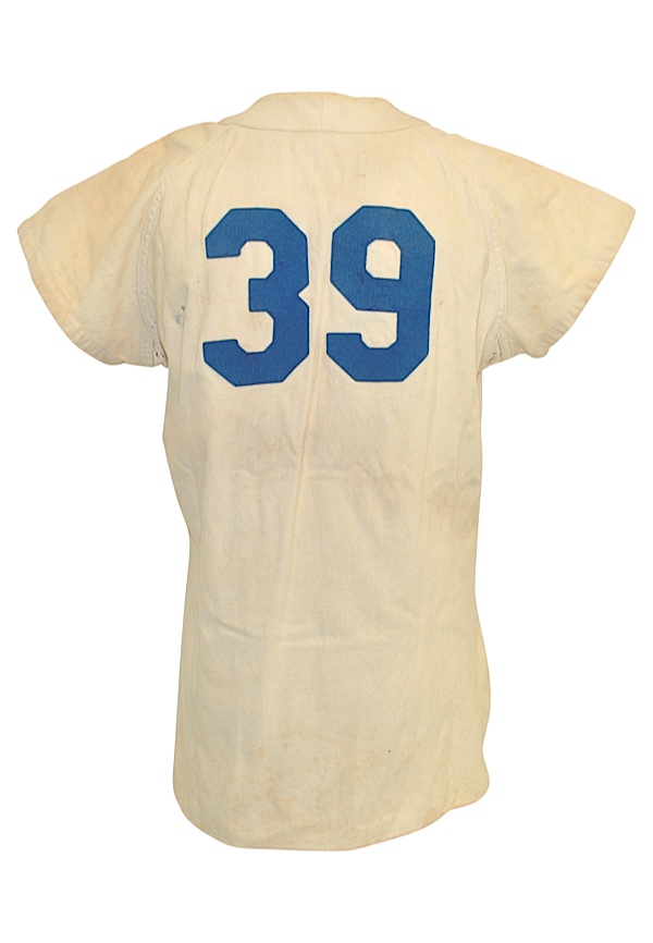 1957 Roy Campanella Brooklyn Dodgers Game-Used Flannel Jersey From His  Final Season