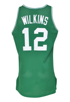 1994-95 Dominique Wilkins Boston Celtics Game-Used & Autographed Road Jersey (JSA • Repair)