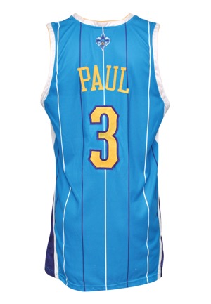2008-09 Chris Paul New Orleans Hornets Game-Used Road Jersey