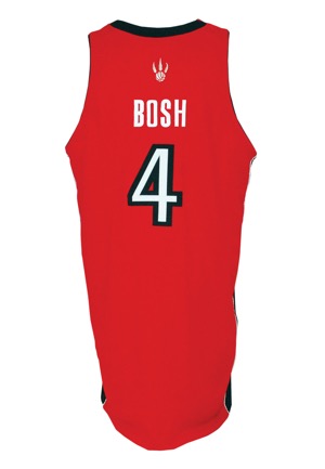 2006-07 Chris Bosh Toronto Raptors Game-Used Road Jersey (BBHoF LOA)