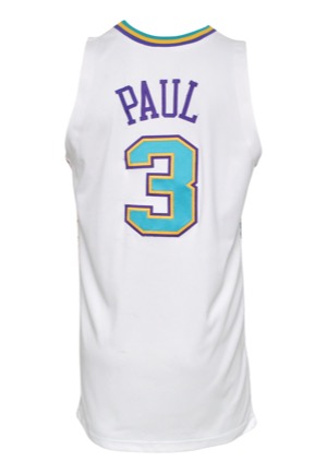 2005-06 Chris Paul Rookie New Orleans/Oklahoma City Hornets Game-Used Home Jersey (RoY Season)