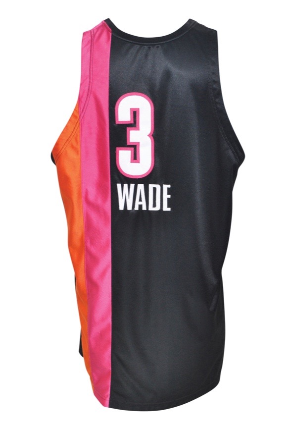 Lot Detail - 2005-06 Dwyane Wade Miami Heat (1971-72 Floridians) Game-Used  TBTC Jersey (Championship Season)