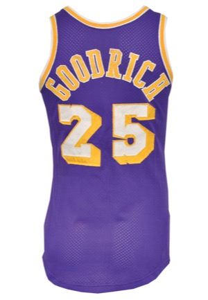 Circa 1974 Gail Goodrich Los Angeles Lakers Game-Used Road Jersey (Pounded)