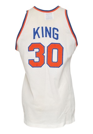 Early 1980s Bernard King New York Knicks Game-Used Home Jersey (BBHoF LOA)