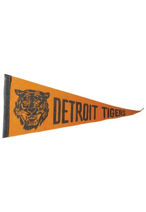 1940s Detroit Tigers Pennant