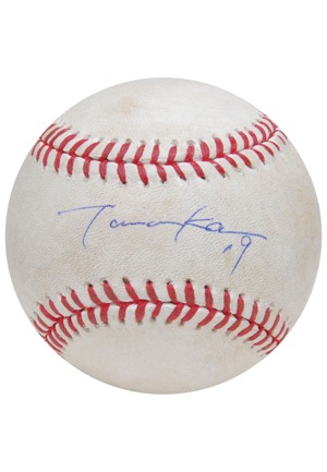 6/28/2014 Masahiro Tanaka New York Yankees Game-Used & Autographed Baseball (Full JSA • Yankees-Steiner LOA • MLB Hologram • PSA/DNA)