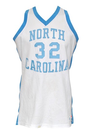 Late 1980s Pete Chilcutt University of North Carolina Tar Heels Game-Used Home Jersey