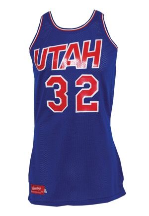 1975-76 Randy Denton ABA Utah Stars Team-Issued Road Jersey