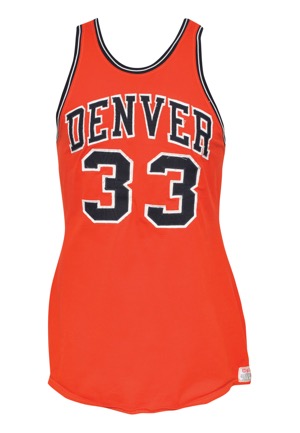 1970-71 Donald Sidle ABA Denver Rockets Game-Used Road Jersey (Rare Style • BBHoF LOA)
