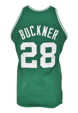Circa 1984 Quinn Buckner Boston Celtics Game-Used Road Jersey