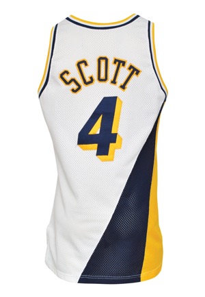 1994-95 Byron Scott Indiana Pacers Game-Used Home Jersey