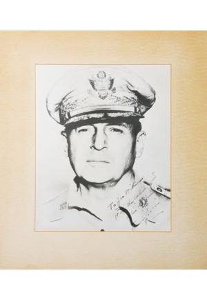 General Douglas MacArthur Autographed Photos (2)(JSA)