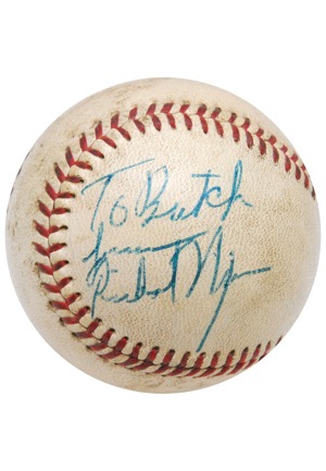 President Richard Nixon Single-Signed Baseball (Full JSA)