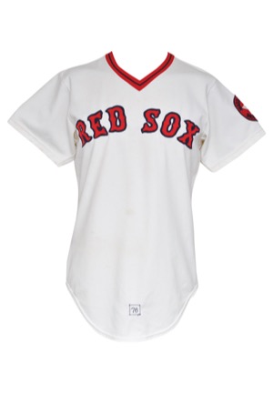 1976 Tim Blackwell Boston Red Sox Team-Issued Home Jersey