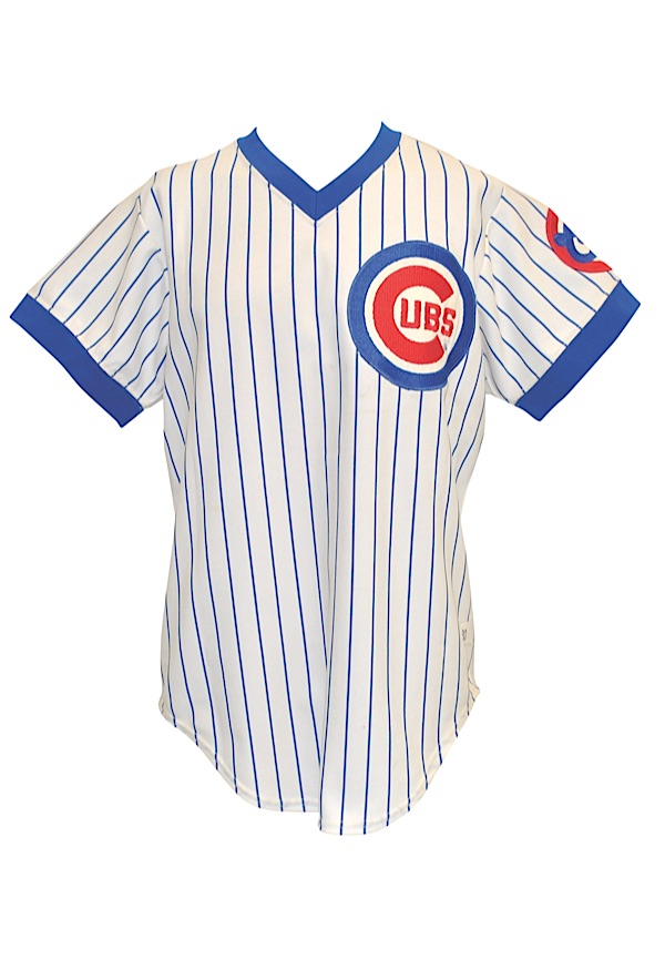 Lot Detail - 1980 Bruce Sutter Chicago Cubs Game-Used Home Pinstripe Jersey