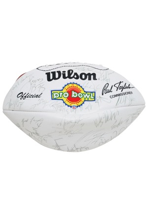 1994 NFL Pro Bowl Multi-Signed Football (JSA)