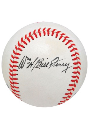 Bill Terry Single-Signed Baseball (Full JSA)