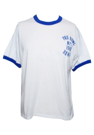 1988 NFC Pro Bowl Worn T-Shirt Attributed to Joe Montana