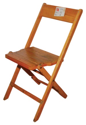 Original Boston Garden Balcony Wooden Folding Chair