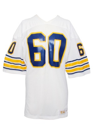 Early 1980s Jeffrey Baldwin University of Pittsburgh Panthers Game-Used Road Jersey