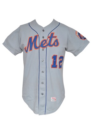 1972 Ken Boswell New York Mets Game-Used Road Jersey
