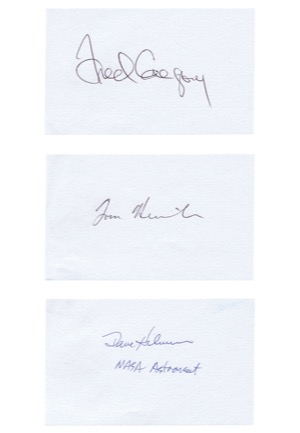 Astronauts Autographed Cuts Collection (28)(JSA)
