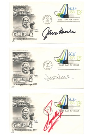 Autographed Cuts & First Day Covers Golf Collection (47)(JSA)