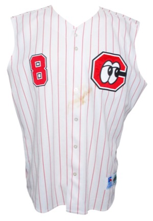 2001 Chattanooga Lookouts Class-AA Game-Used Home Vest Attributed to Adam Dunn