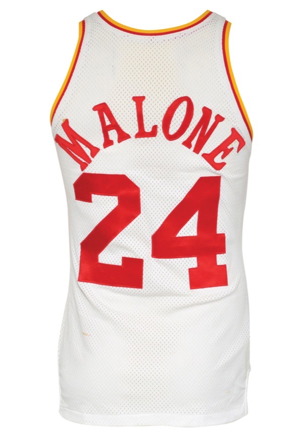 Lot Detail - Late 1970s Moses Malone Houston Rockets Game-Used