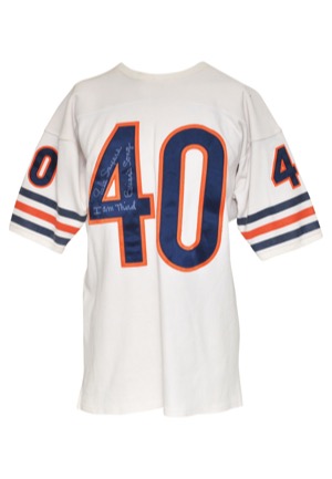 2001 Mekhi Phifer (Gale Sayers) "Brians Song" Screen-Worn Chicago Bears Jersey Autographed by Sayers (JSA)